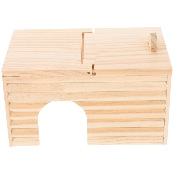 Pet Hamster House Wooden Hamster Hidden House Small Hamster Nest Pet Sleeping H Carousel 1