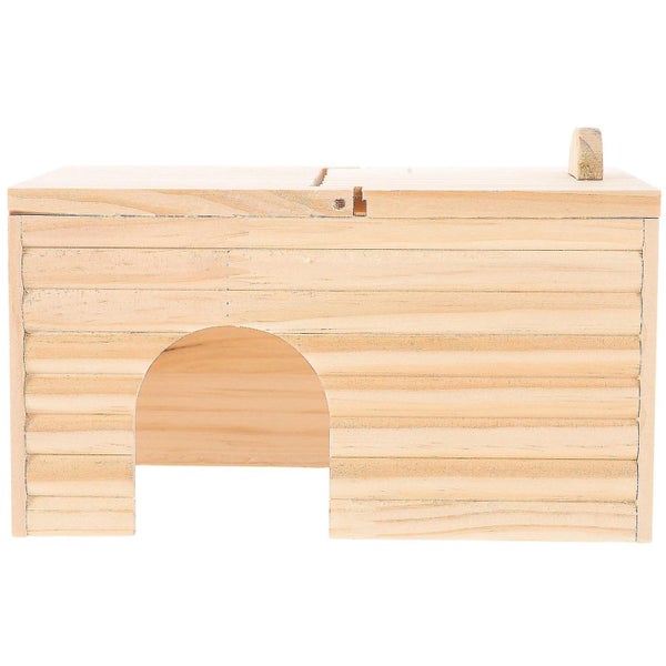 Pet Hamster House Wooden Hamster Hidden House Small Hamster Nest Pet Sleeping H Carousel 2