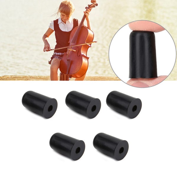 4Pcs Black Rubber Tip for Cello Endpin NOn Slip Carousel 2