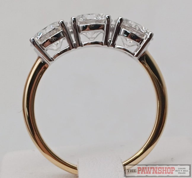 New! 3.00ct TWD Laboratory-Grown Three Stone Diamond Ring $11,00062863232235906114