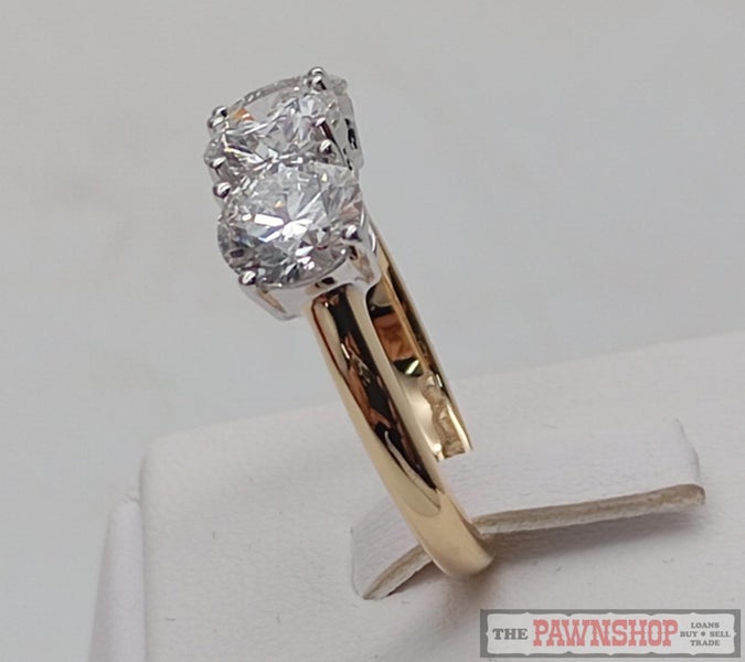 New! 3.00ct TWD Laboratory-Grown Three Stone Diamond Ring $11,00062863232235906113