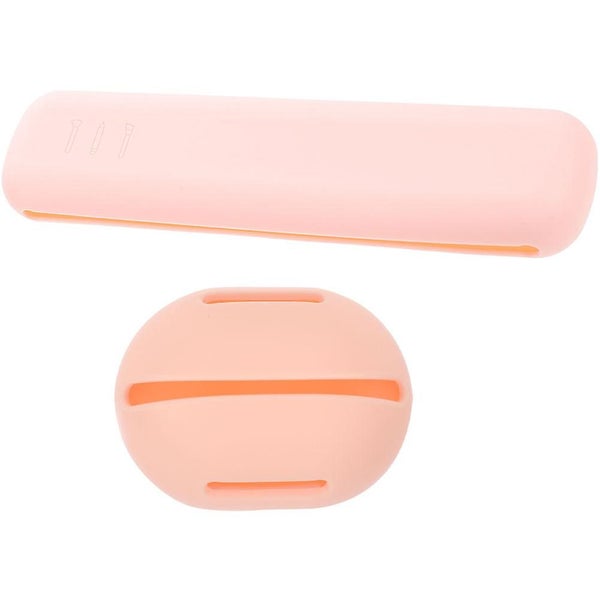1set Silicone Makeup Brush Holder Portable Beauty Egg Box Powder Puff Container Carousel 2