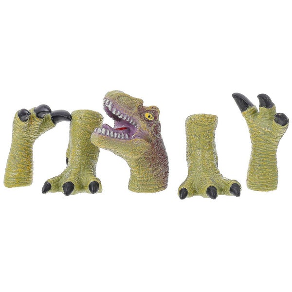 Toddler Bath Toy Rubber Finger Puppet Animal Puppet Gloves Doll Rubber Animal F Carousel 1