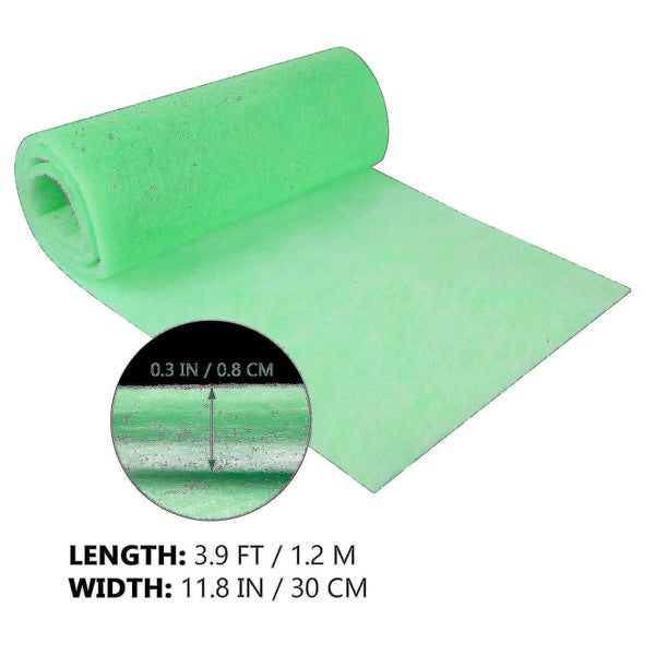Balacoo Aquarium Filter Pad Biochemical Polyether Filter Thickened Roll Pad Fis Carousel 2