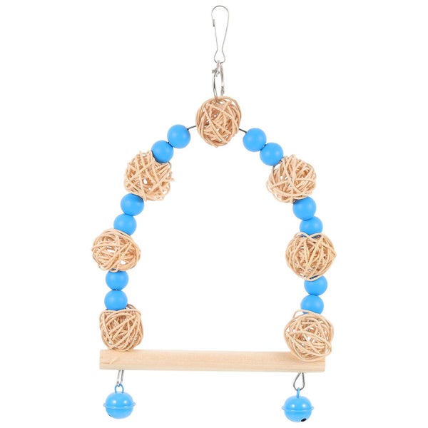 Parakeet Stand Bird Parrot Swing Toy Parrot Standing Perch Parrot Cage Accessor Carousel 1