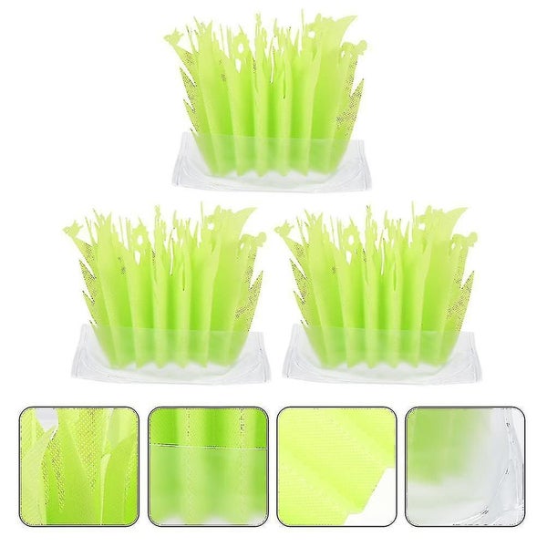 3pcs Reptile Tank Humidifier Decorative Simulated Plants Humidifier Reptile Ter Carousel 2