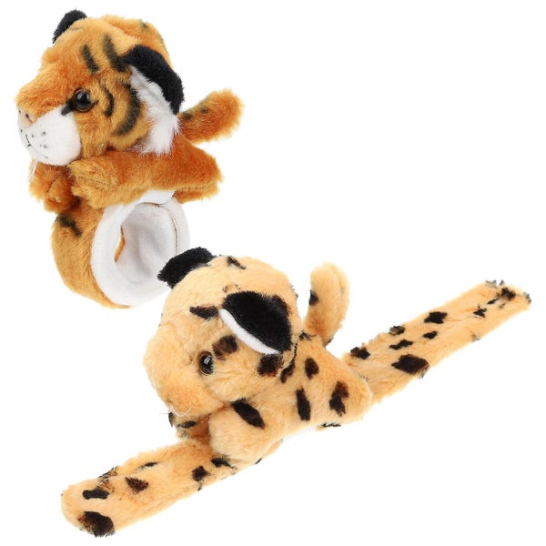 2pcs Plush Animal Slap Bracelets Toys Stuffed Animal Slap Bands Kids Wristbands Carousel 1