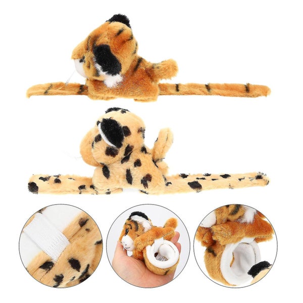 2pcs Plush Animal Slap Bracelets Toys Stuffed Animal Slap Bands Kids Wristbands Carousel 2
