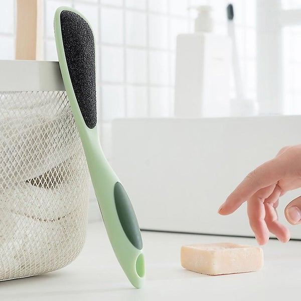 1 Set 2 Pcs Long Handle Double sided Foot Files Callus Removers assorted Color Carousel 3