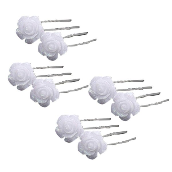 20 Pcs Bridal Hair Clip U Shape Hair Hair Clips Brides Wedding Hair Accessories Carousel 2