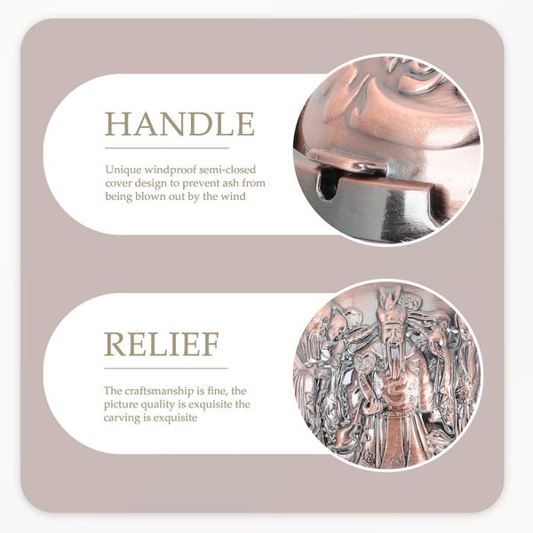 Wear resistant Ash Tray Convenient Cigarette Ashtray Desktop Table Ashtray Offi Carousel 2