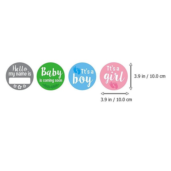 28 Pcs Logo Stickers Pregnant Expecting Photo Prop Pregnancy Growth Stickers Ma Carousel 3