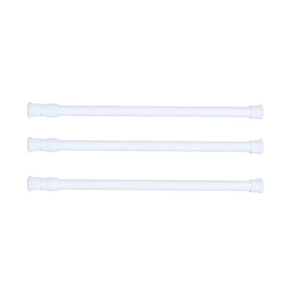 3 Pcs Drapes Spring Curtain Rods Cupboard Tension Rods Window Curtain Rods Clot Carousel 1