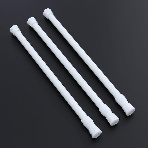 3 Pcs Drapes Spring Curtain Rods Cupboard Tension Rods Window Curtain Rods Clot Carousel 4