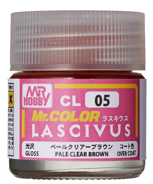 Gunze CL05 Mr Color Lascivus Pale Clear Brown 10ml Carousel 1