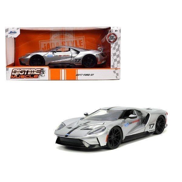 Jada 33857 1/24 2017 Ford GT (Silver) - BigTime Muscle Carousel 1