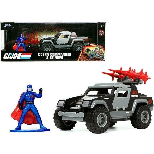 Jada 33085 1/32 Stinger w/Cobra Commander Figurine - G.I. Joe Carousel 1