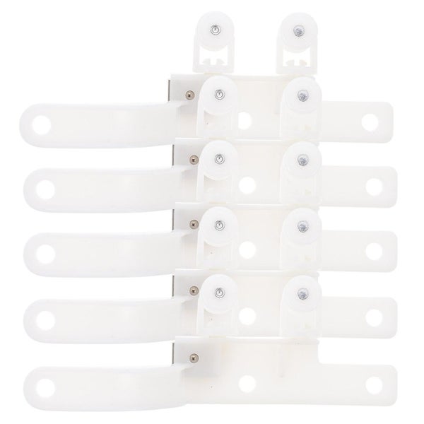 5 Pairs Magnetic Curtain Track Glider Rotation Electric Curtain Track Pulley Carousel 1