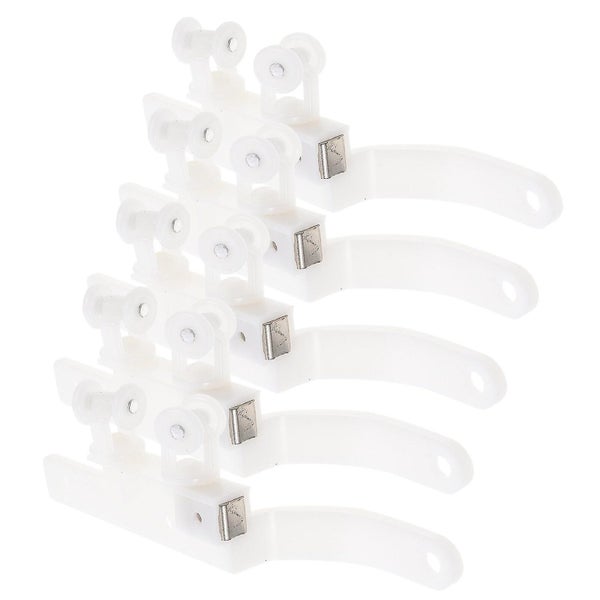 5 Pairs Magnetic Curtain Track Glider Rotation Electric Curtain Track Pulley Carousel 2