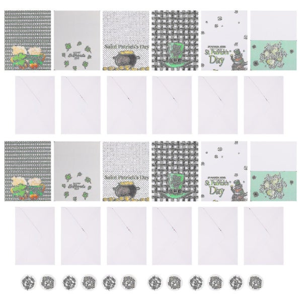 2 Sets Amazoncards St Patrick S Greeting Cards St Patricks Day Gift Cards St Pa Carousel 2