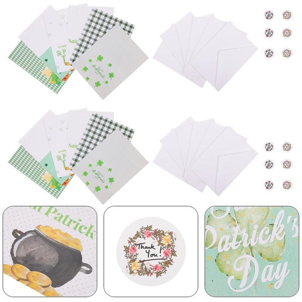 2 Sets Amazoncards St Patrick S Greeting Cards St Patricks Day Gift Cards St Pa Carousel 4