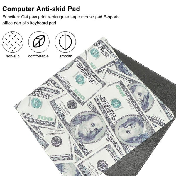 1pc Anti slip Gaming Mouse Pad Chic Keyboard Mouse Cushion Lengthened Mouse Pad Carousel 2