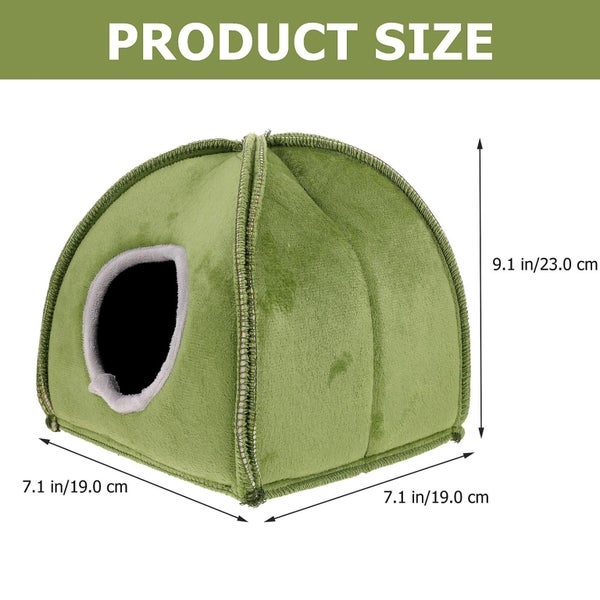 Hamster Warm House Hamster Nest Small Pets Sleeping Bed Breathable Hamster Nest Carousel 2