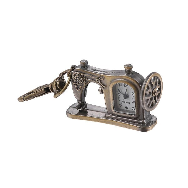 1pc Quartz Watch Chic Unique Sewing Machine Shape Watche Portable Retro Watche Carousel 1