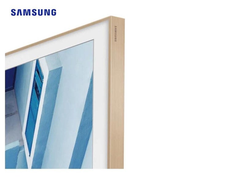 Samsung 49" The Frame Customizable Bezel - Brown Carousel 1