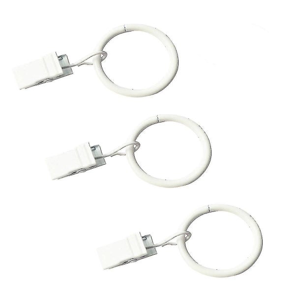 10 Pcs/set Shower Curtain Hook Window Curtain Rings Metal Curtain Clip Curtain Carousel 1