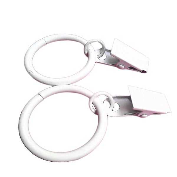 10 Pcs/set Shower Curtain Hook Window Curtain Rings Metal Curtain Clip Curtain Carousel 2