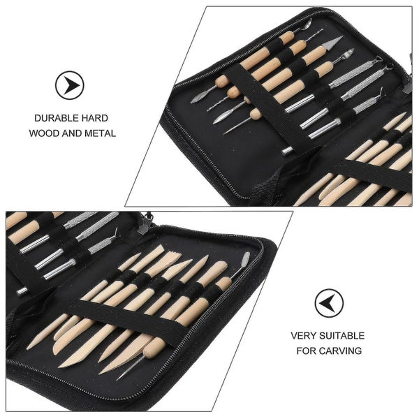 14 in 1 Wood Carving Tools Pottery Sculpting Tools Pottery Clay Sculpting Scul Carousel 4