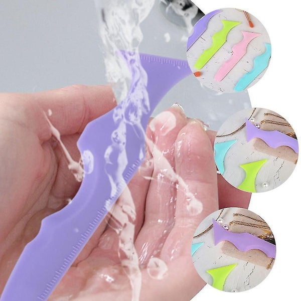 2pcs Silicone Eyeliner Stencil Eyeliner Guard Eyeshadow Applicator Guide Tools Carousel 3