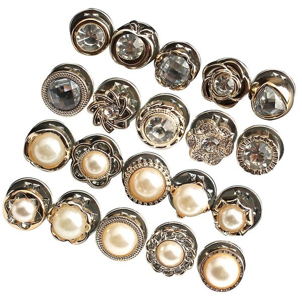 40pcs Buttons Press Snap Button Replacement Snap Button Jeans Carousel 3