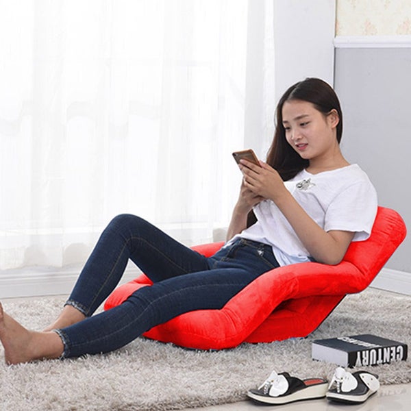 SOGA 4X Foldable Lounge Cushion Adjustable Floor Lazy Recliner Chair with Arm... Carousel 9