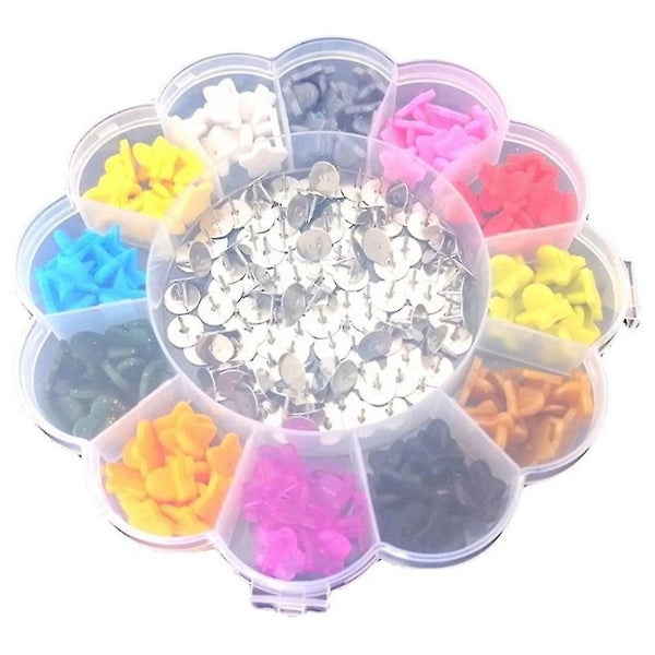 1 Box Pin Keepers Back Decorative Pin Back Clasp Replaceable Pin Backs Flat Rou Carousel 2