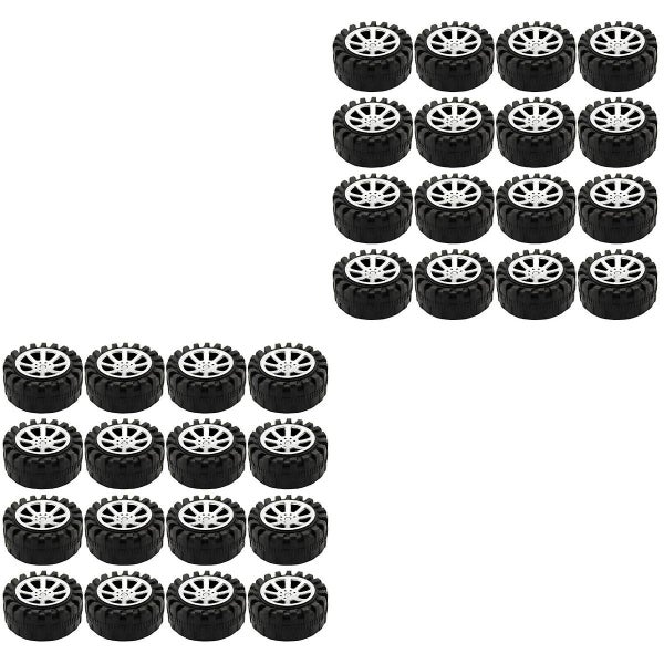 80 Pcs Toy Car Models Making Wheels Mini Car Model Wheels Toy Car Accessories Carousel 2