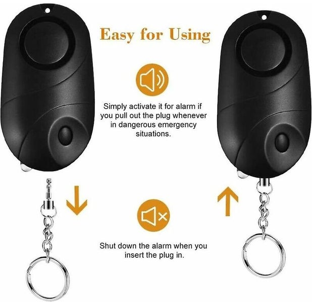 Personal Alarm 120-130db Safe Sound Emergency Self Defense Security Alarm Keyc Carousel 2