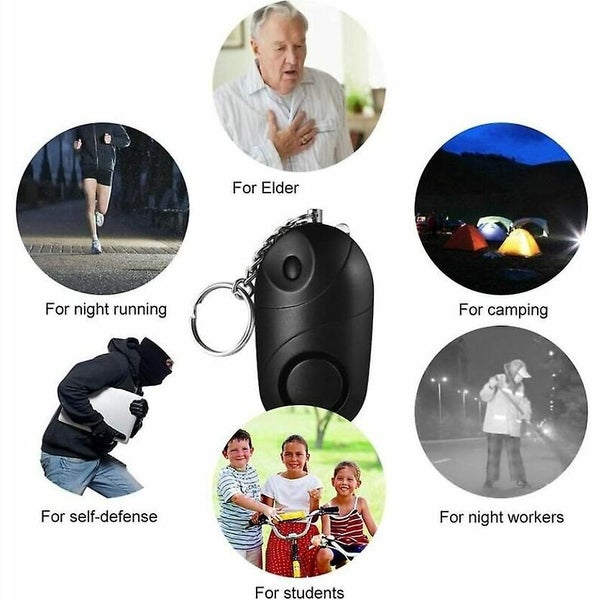 Personal Alarm 120-130db Safe Sound Emergency Self Defense Security Alarm Keyc Carousel 5