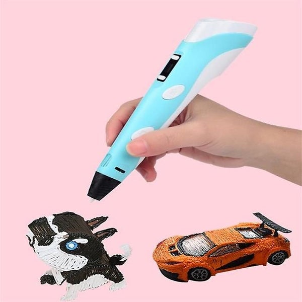 Rose Smart 3d Pen With Led Display With Usb Charging 30 Color Pla Filament R Carousel 2