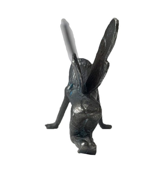 The Iron Fairies VITA Fairy Of The Dirt Collectors Blue Cast Iron Figurine Carousel 3