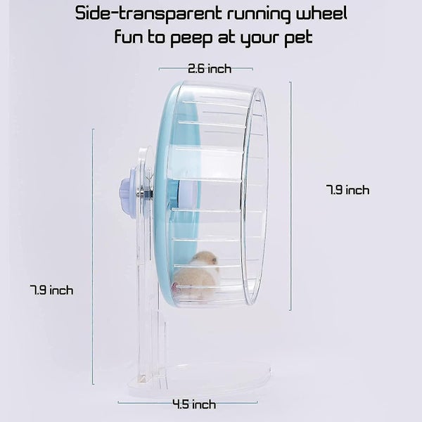 Windmill Quiet Candy Color Running Wheel With Height Adjustable Base And Cage Carousel 2