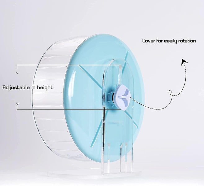 Windmill Quiet Candy Color Running Wheel With Height Adjustable Base And Cage Carousel 4