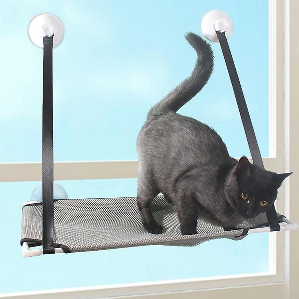 Black Cat Hammock Cat Window Hammock Cat Window Seat Bed With Button Suction Carousel 2