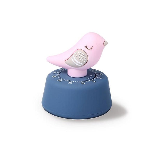 Rsoe Chirping Bird Countdown Student Learning Time Manager Kitchen Timer Mecha Carousel 1