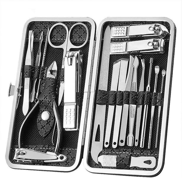 Stainless Steel Nail Clippers Set Professional Manicure And Pedicure Kit Nai Carousel 1