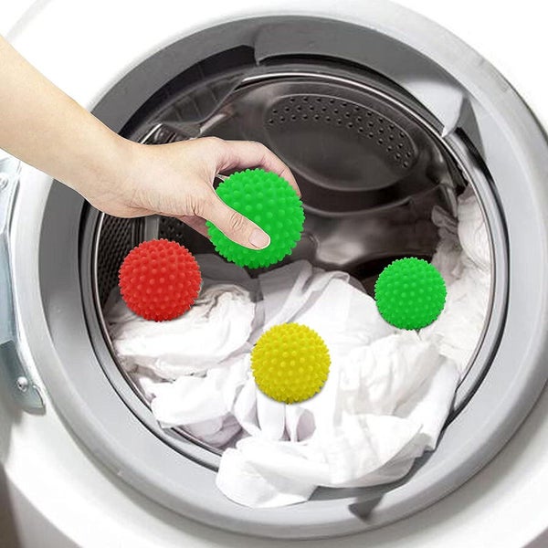 8 Pieces Drying Balls 6.8cm Washing Ball Washing Machine Ball Dryer Ball Hair Carousel 2