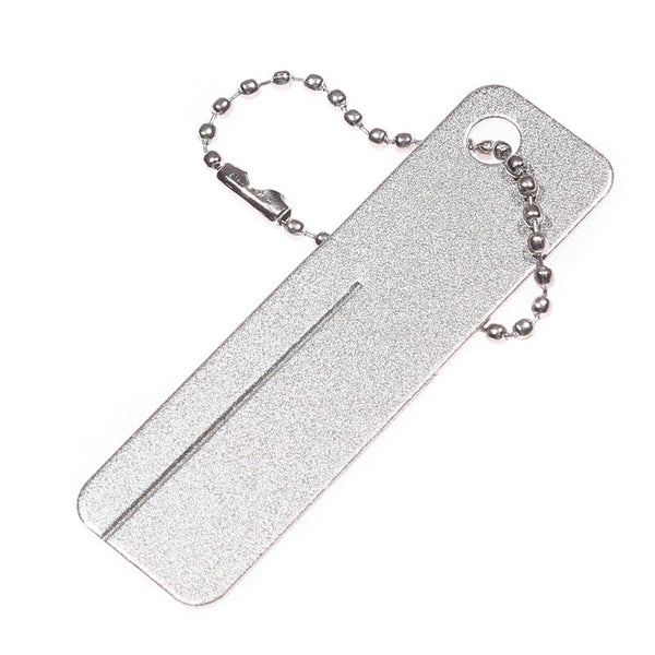 1pc Portable Stone Sharpener Keychain Outdoor Camping Sharpeners Tool Carousel 1