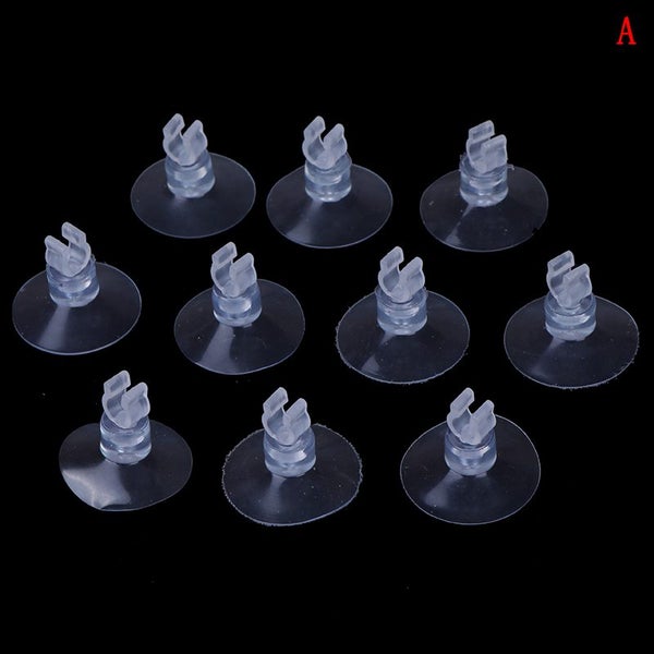 10pcs Aquarium Sucker Suction Cup For 4mm Air Line Pipe Tube Wire Carousel 1
