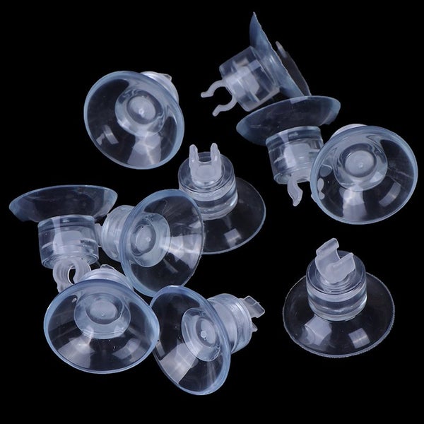 10pcs Aquarium Sucker Suction Cup For 4mm Air Line Pipe Tube Wire Carousel 2